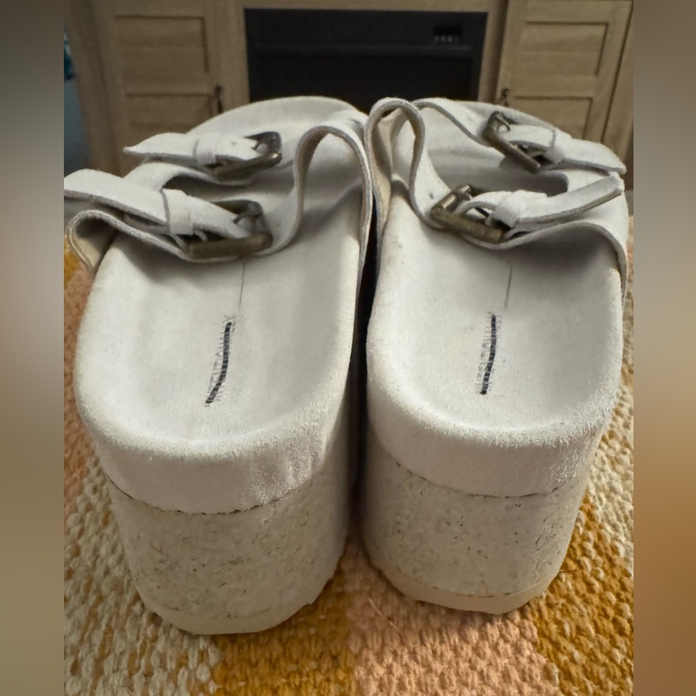 COOPER-2 SUEDE PLATFORM SANDAL - Picture 3 of 5
